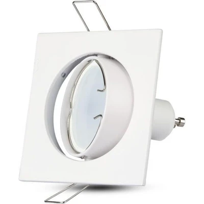 Afbeelding van V TAC VT 779 WH SQ GU10 LED inbouwspots Wit IP20