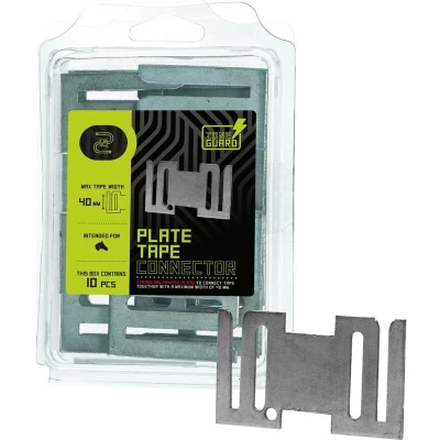 Afbeelding van ZoneGuard Plaatje lintverbinder 40 mm Grijs