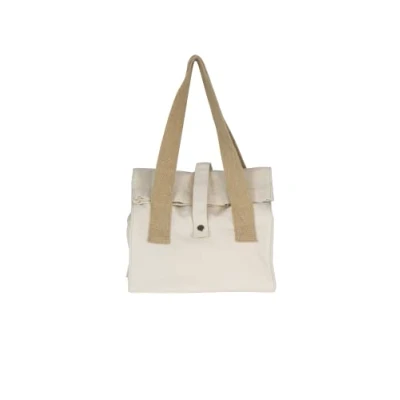 Afbeelding van Lunchtas, Organic, Katoen, Wit, 4 Liter Pebbly