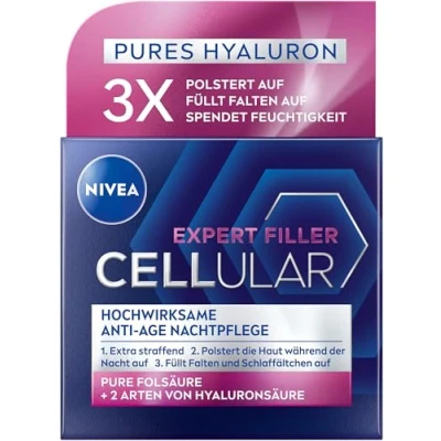 Afbeelding van NIVEA Cellular Expert Filler Anti aging nachtverzorging, zeer effectief, 50 ml