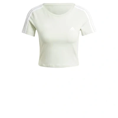 Afbeelding van adidas Sportswear Essentials Stripes Tshirt print, Dames, Maat: XL, Linen green