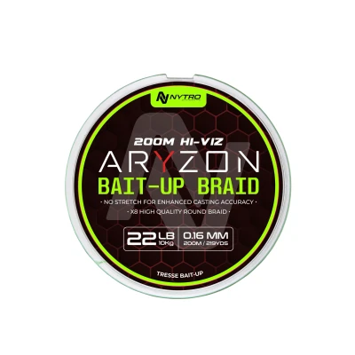 Image de Nytro Aryzon Hiviz Bait Up Braid 200m 0.16mm