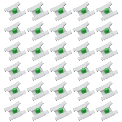 Afbeelding van YananAC 30 stuks deurlijsten clips voor Golf 3 Vento Jta 1H0853585 wit met huls gatdiameter 9 mm 1H0 853 585