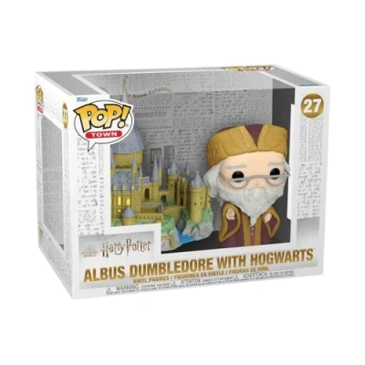 Image de Figurine Funko Pop Town Harry Potter Anniversary Dumbledore with Hogwarts