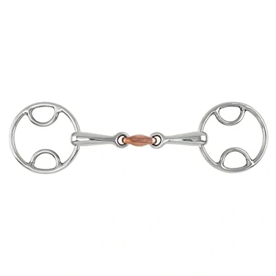 Afbeelding van Shires Bevel Bit met Koperen Schakel RVS 12,5cm