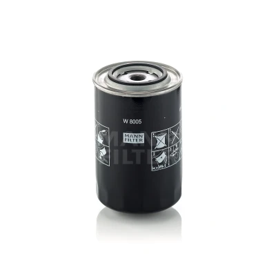 Afbeelding van MANN FILTER W 8005 Oliefilter 3/4 16 UNF Met een terugloopbeveiligingskleppen Opschroeffilter
