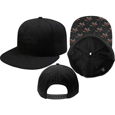 Afbeelding van Iron Maiden Logo &amp; Trooper Snapback Pet Zwart