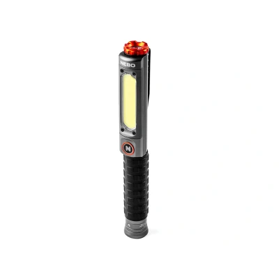 Afbeelding van Nebo Big Larry Pro+ Oplaadbare Zaklamp Grijs Zaklampen