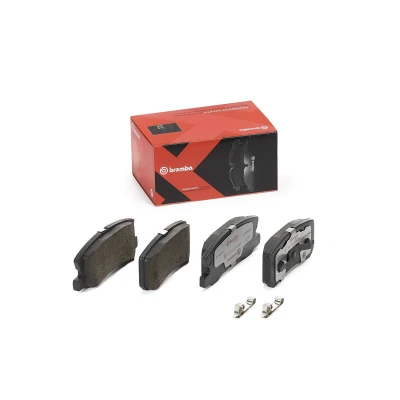 Afbeelding van BREMBO P 54 031X Remblokkenset Met akoestische slijtagewaarschuwing Zonder toebehoren MITSUBISHI: ASX Off Road, Outlander 3, 2 SUV