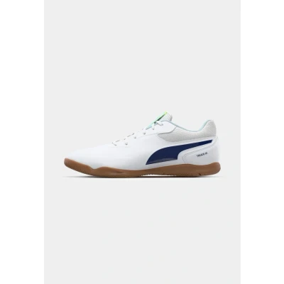 Afbeelding van Puma Truco III Zaalvoetbalschoenen, Heren, Maat: 44, White/aqua/fizzy light Schoenen