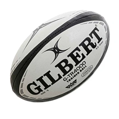 Image de Gilbert Ballon de Rugby D&#039;entraînement G TR4000 Noir Taille 3