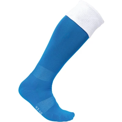Afbeelding van PROACT Tweekleurige sportsokken PA0300 Sporty Royal Blue / White