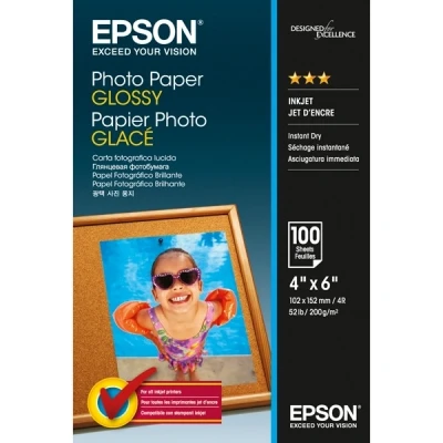 Image de Epson Brillant 102 x 152 mm 200 g/m² 100 feuille(s) papier Photo pour EcoTank ET 2850 2851 2856 4850; 8500; Pro 5800