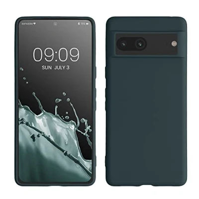 Afbeelding van kwmobile telefoonhoesje geschikt voor Google Pixel 7 Hoesje smartphone Back cover in leisteen