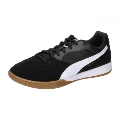 Afbeelding van PUMA King Top It Voetbalschoenen, uniseks, BLACK WHITE GOLD