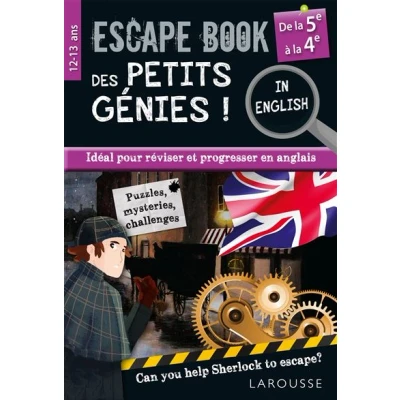 Image de Escape book des petits génies in english de la 5e à 4e