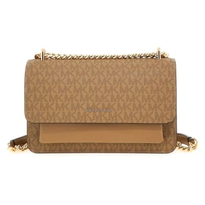 Afbeelding van Michael Kors Claire Shoulder Schoudertas, Dames, Maat: One Size, Husk