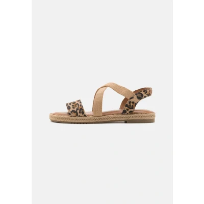 Afbeelding van Tamaris Espadrilles camel/multicoloured, Dames, Maat: 37, Camel/multi coloured Textiel