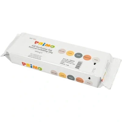 Afbeelding van Primo luchthardende boetseerklei 1 kg wit