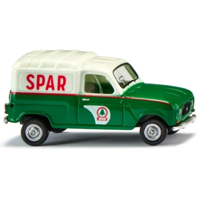 Afbeelding van Wiking 022504 H0 Auto Renault R4 bestelwagen Spar