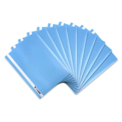 Image de Lot de 10 chemises en plastique A4 ELBA 100742 Moderne 31 x 22,8 0,3 cm bleu clair
