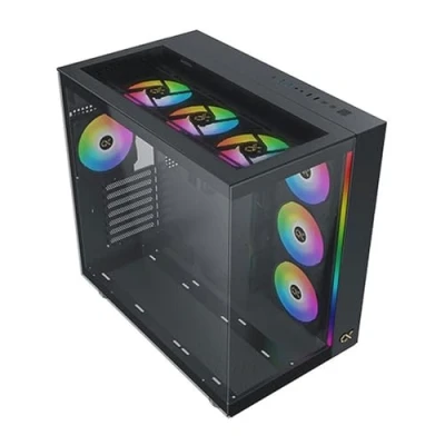 Afbeelding van Xigmatek AQUA Ultra Air Midi tower PC behuizing Zwart