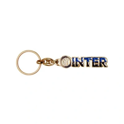 Afbeelding van Sleutelhanger van metaal met opschrift &quot;Inter&quot;, officieel product, voetbal cadeau idee, Blauw