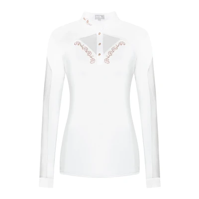 Image de Fair Play T shirt de Concours Cathrine Rosegold Blanc EU 40