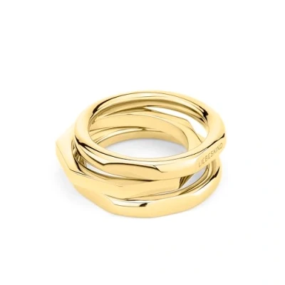 Afbeelding van Liebeskind Berlin 3 PACK Ring, Dames, Maat: 58, Gold