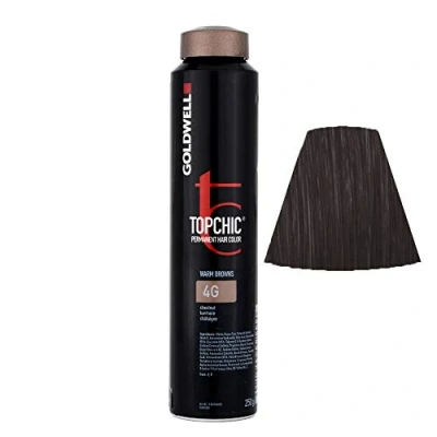 Afbeelding van Goldwell Topchic Hair Color bus 250 ml 4G Kastanje