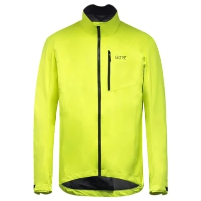 Afbeelding van Regenvest Goretex Paclite maat M Fluogeel