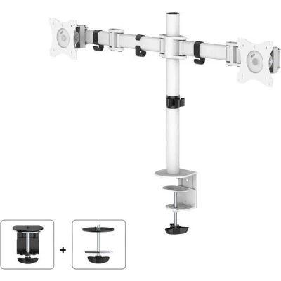 Afbeelding van Neomounts by Newstar Select NM D135DWHITE monitorarm t/m 27&quot; Wit