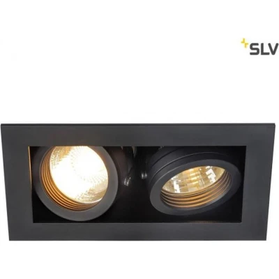 Afbeelding van SLV 115520 Inbouwlamp GU10 0.00 W Zwart (mat)