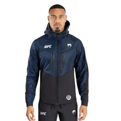 Afbeelding van Venum UFC Fight WEEK MENS Hoodies Trainingsvest, Heren, Maat: Medium, Blue