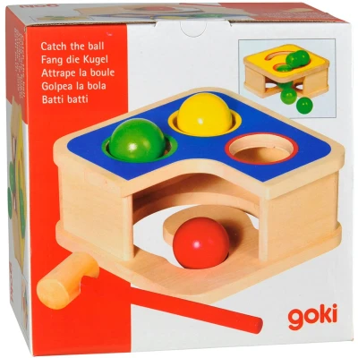Afbeelding van Goki Houten Hamerbank met Bal