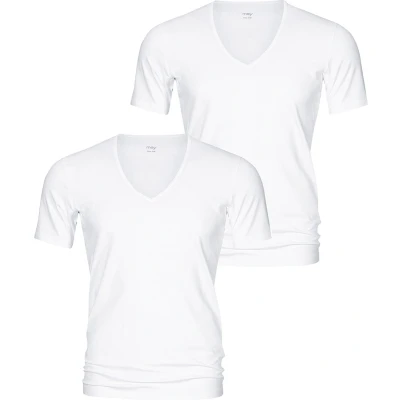 Afbeelding van mey 2PACK Hemd, Heren, Maat: Large, Weiß