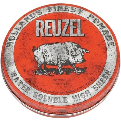 Afbeelding van Reuzel Hf Pomade Water Soluble High Sheen Red 113 gr