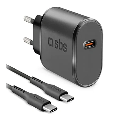 Image de Kit avec chargeur secteur 15W et câble USB C SBS