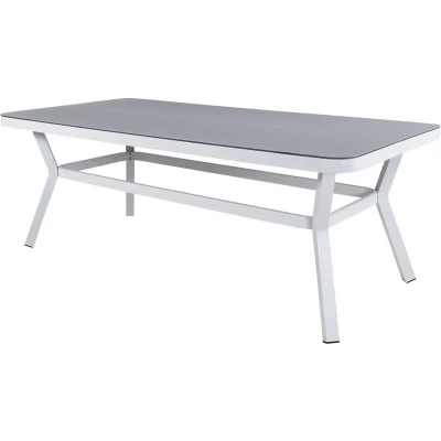 Afbeelding van Massa eettafel tuin wit.