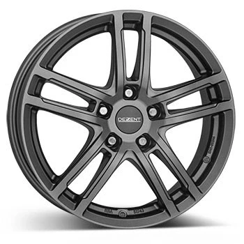Afbeelding van DEZENT 5 gat 17duim 112mm lichtmetalen Velg TZ graphite graphit matt TTZ98GA39E