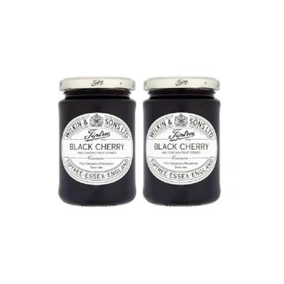 Afbeelding van Tiptree Jams Black Cherry Preserve 12oz (2 stuks) van