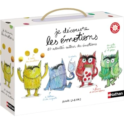 Afbeelding van Nathan Ik ontdek de emoties Positief onderwijs Originele activiteitenset om te ontdekken Voor kinderen vanaf 3 jaar