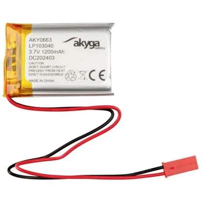 Afbeelding van Akyga LP103040 Accupack Batterijgrootte: Speciaal LiPo 3.7 V 1200 mAh