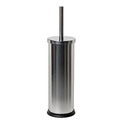 Afbeelding van TATAY Mirror WC borstel met houder, van roestvrij staal, binnenemmer polypropyleen, zwart, BPA vrij, afmetingen: 10,2 x 38,5 cm