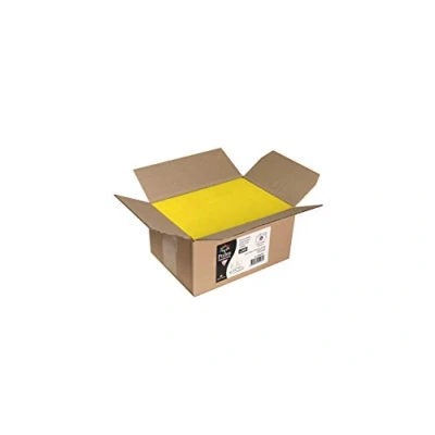 Afbeelding van Clairefontaine 55565C doos met 200 enveloppen, zelfklevend, formaat DL (11 x 22 cm) 120 g/m² kleur zon uitnodigingen voor evenementen en overeenstemming serie pollen hoogwaardig glad papier