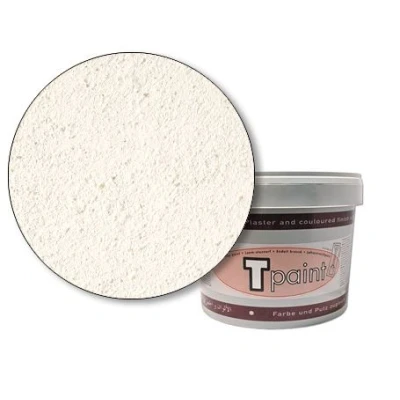 Afbeelding van Tierrafino Tpaint Leem Structuurverf 6kg Dover Wit