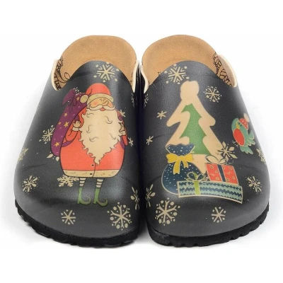 Afbeelding van GOBY Kerstmis Clogs Slippers Hoge kwaliteit Handmade Maat 39