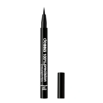 Afbeelding van 100% precisie eyeliner pen Fine Tip, 01, zwart