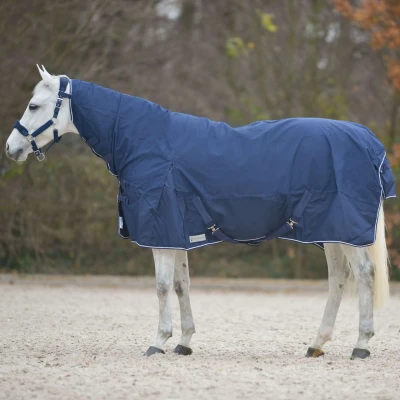 Afbeelding van Waldhausen Regendeken met Halsdeel Nightblue 155/205