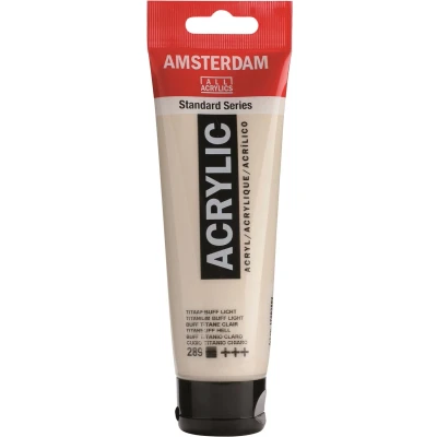 Afbeelding van Amsterdam Standard Series Acrylverf Tube 120 ml Titaanbuff Licht 289